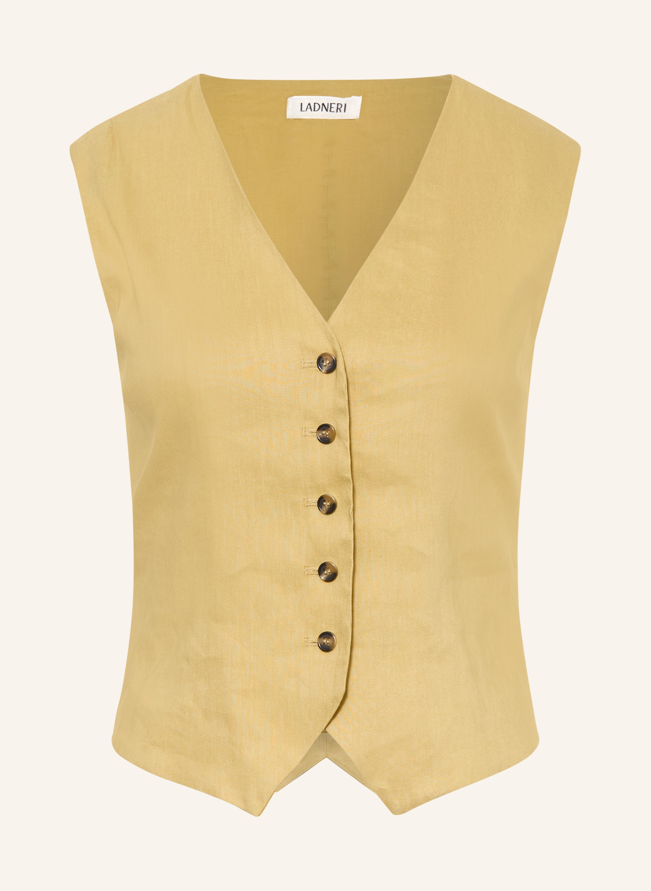 LADNERI Blazerweste HELENA mit Leinen