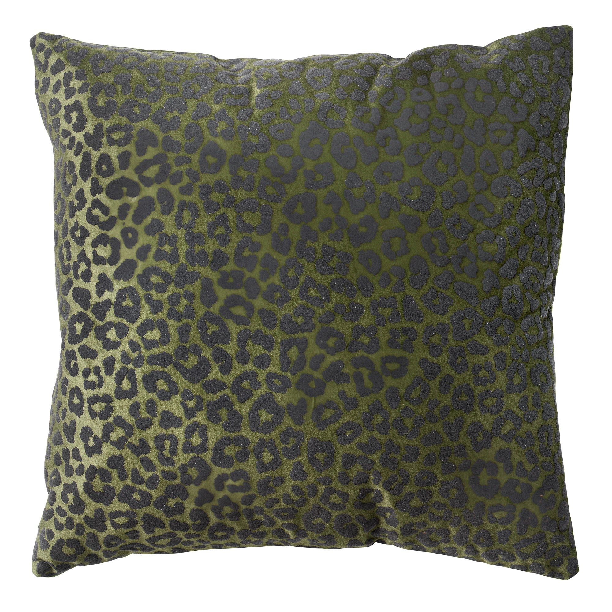 SURI - kussenhoes 45x45 cm - dierenprint - Chive - groen
