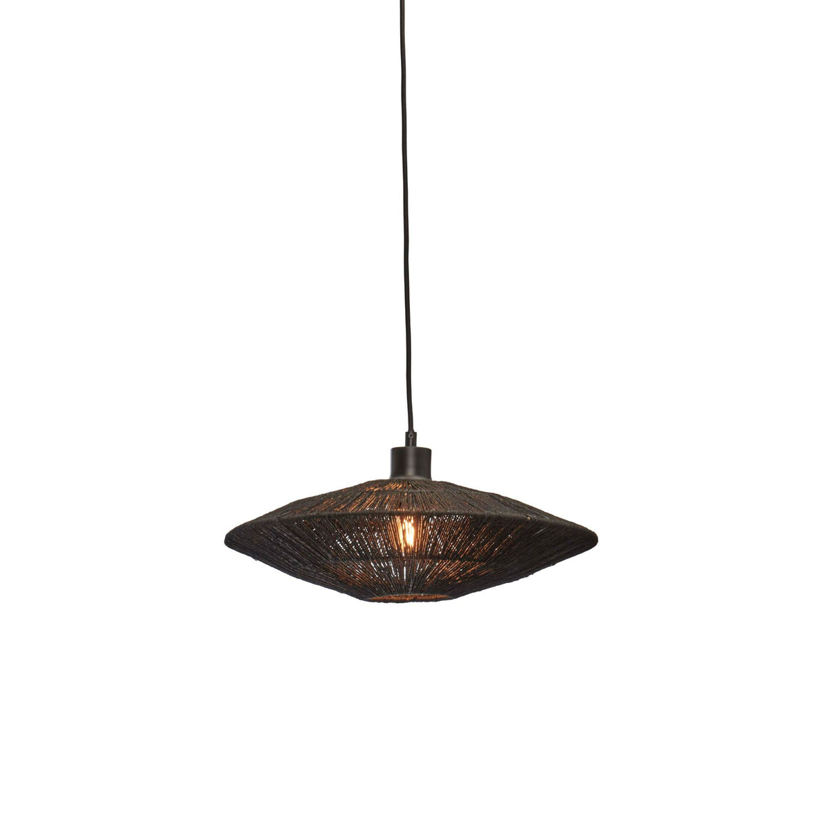 GOOD&MOJO hanglamp Iguazu - zwart - Ø40cm