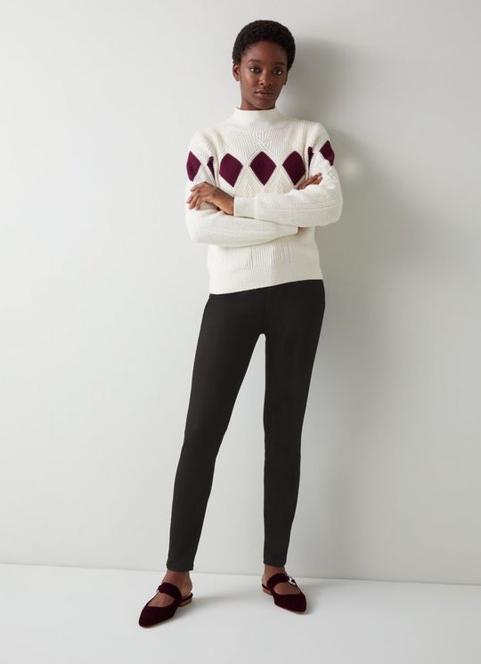 Lottie Black Cotton Skinny Stretch Jean