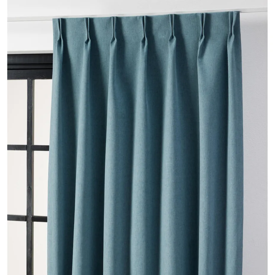 Kwantum Vouwgordijnen | Gordijnen | Gordijn Thijs  Blauw