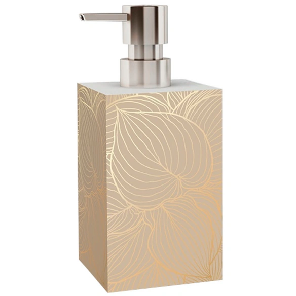 Bad-Accessoire-Set »Hosta«, Beige, Rechteckig