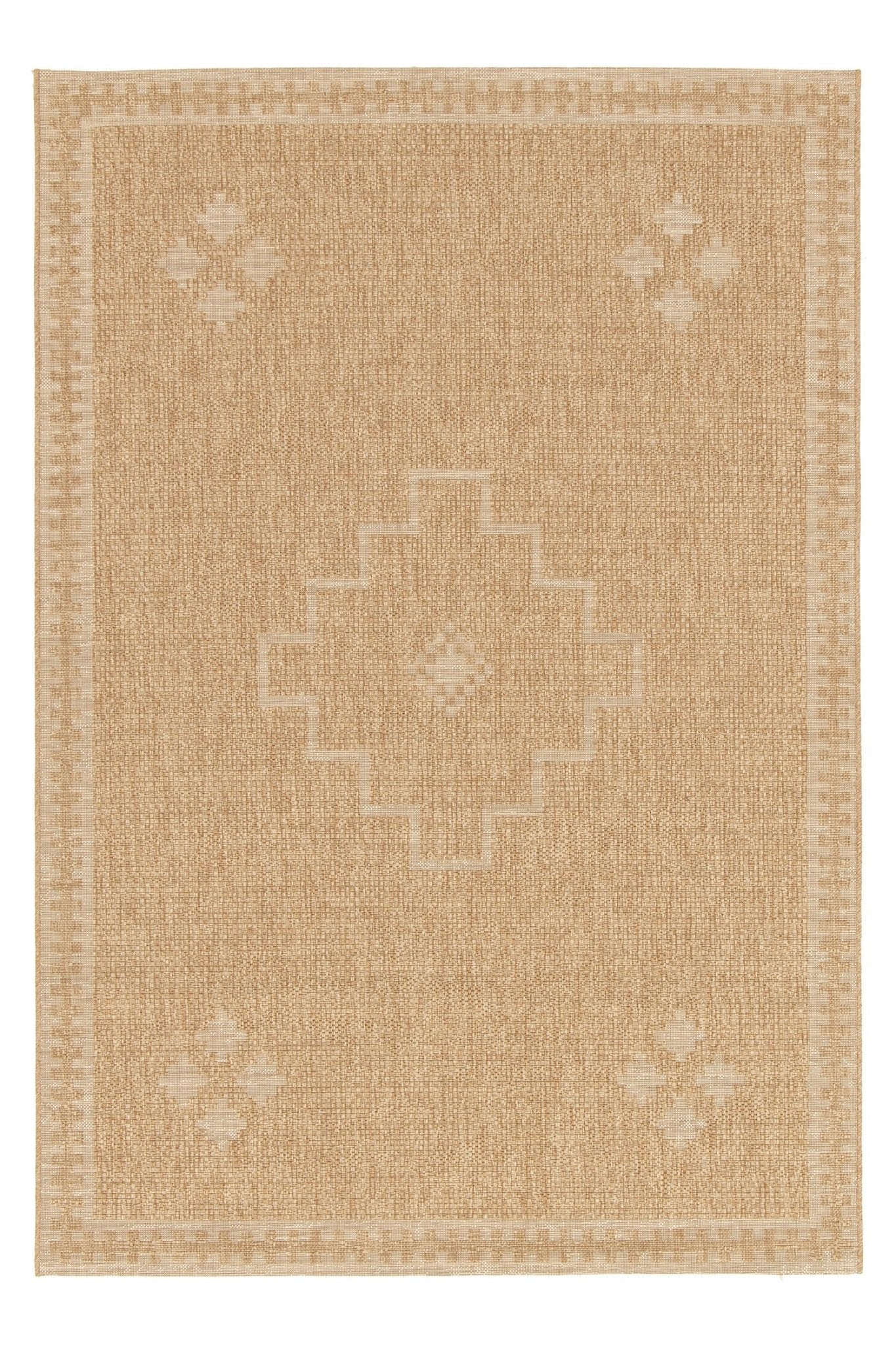 AFK Living vloerkleed Arid - voor binnen en buiten - beige - 120 x 170 cm