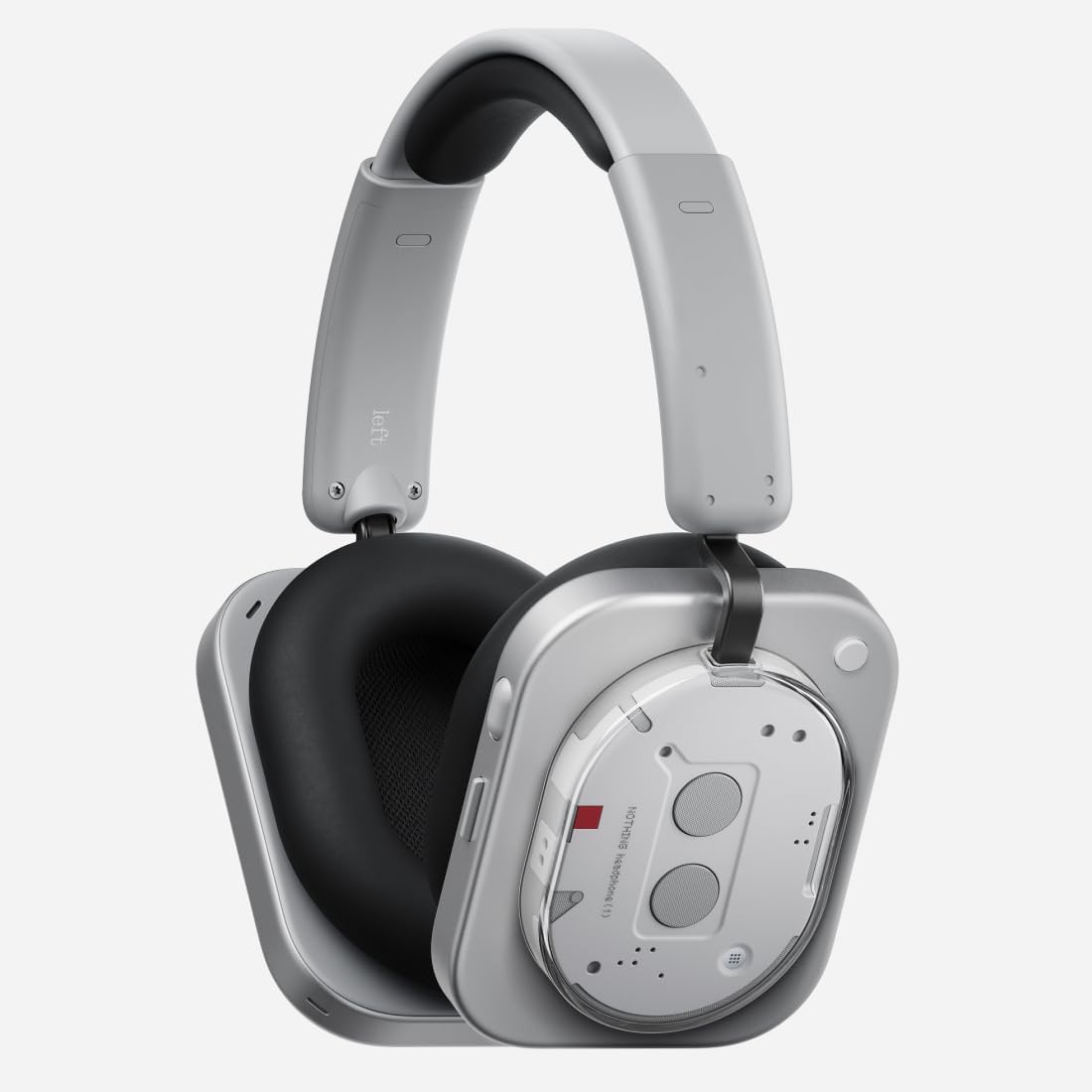 Nothing Headphone (1) Hybrid Active Noise Cancelling Headphones  Wireless Over-Ear Headphones with 6 Mics  80Hrs Playtime  Hi-Res Audio  KEF-Tuned  Spatial Sound  Comfort Fit & Fast Charging White