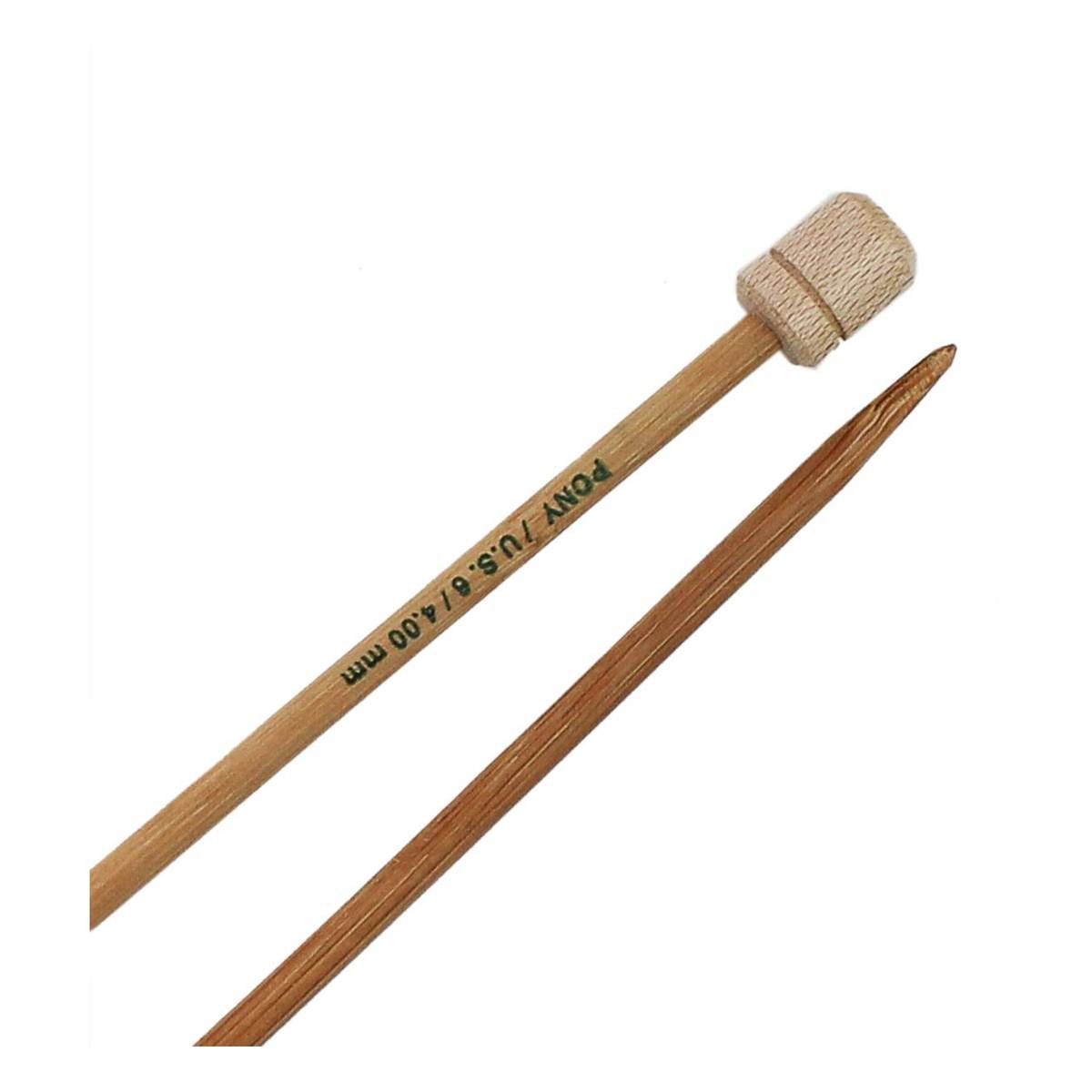 Pony Bamboo Knitting Needles 33cm 4mm
