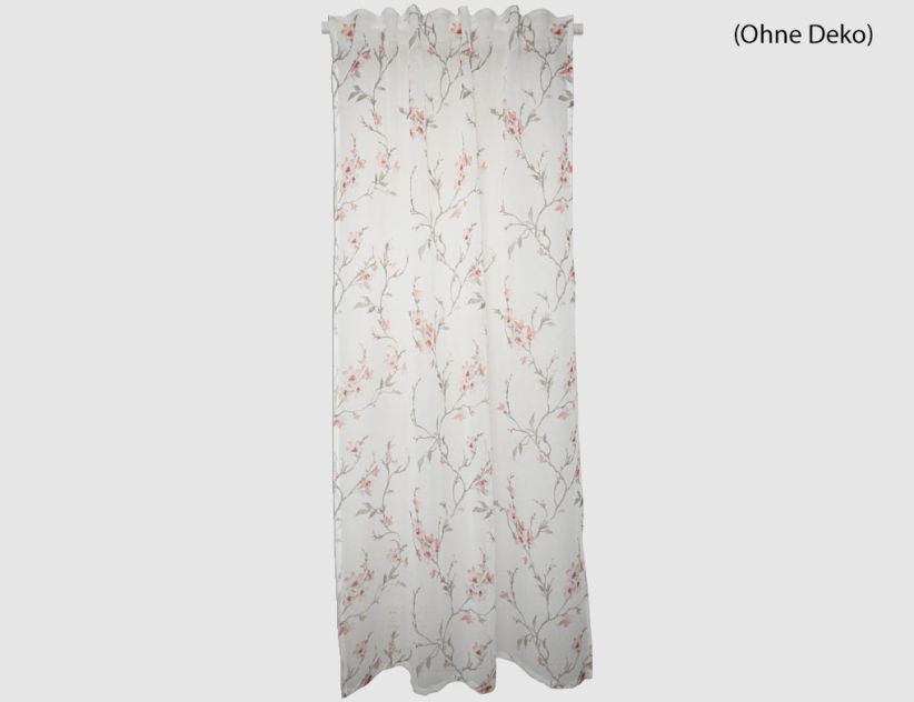 Verdeckte Schlaufe Rosi Weiß, Rot