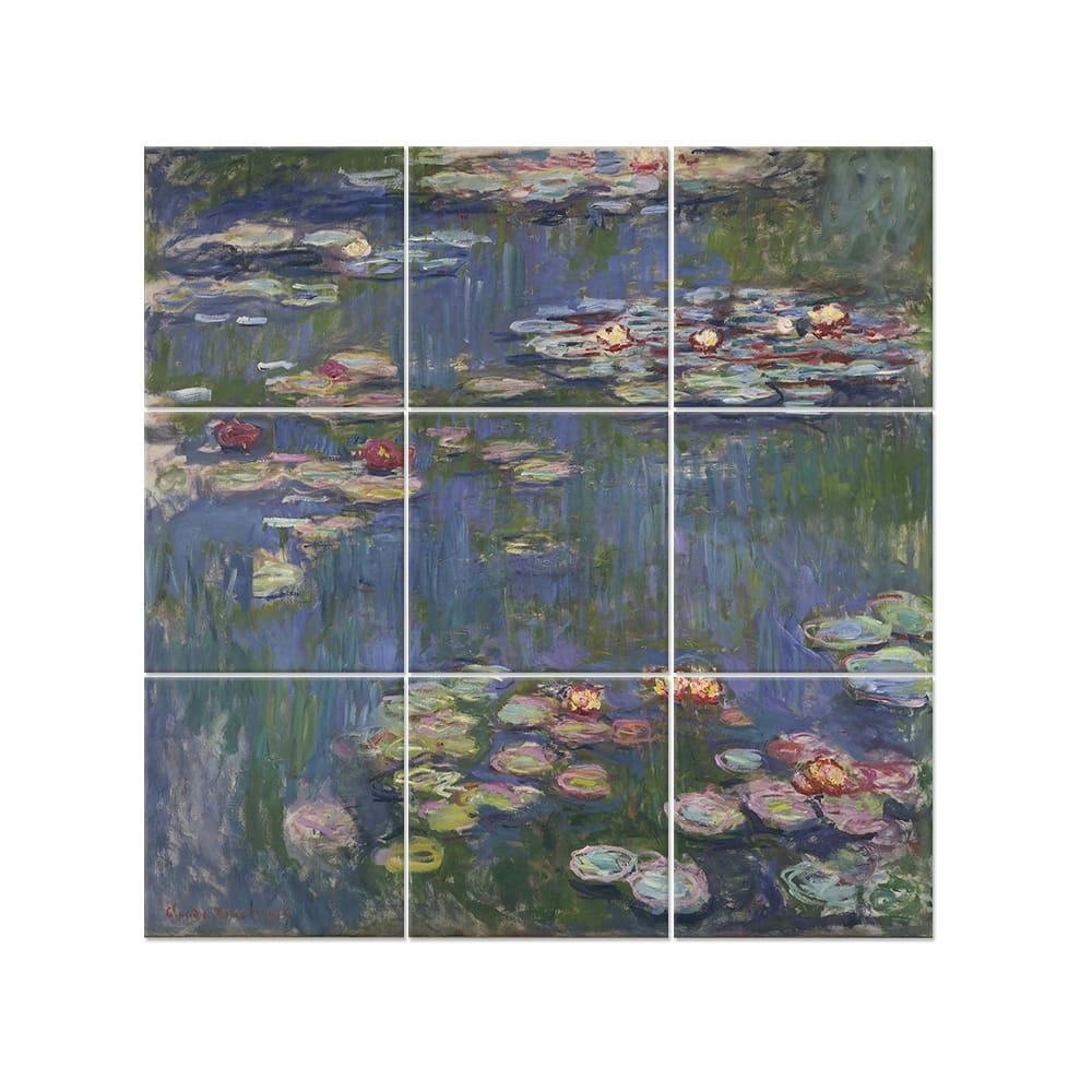 - Tableau Nymphéas - Claude Monet 150x150cm