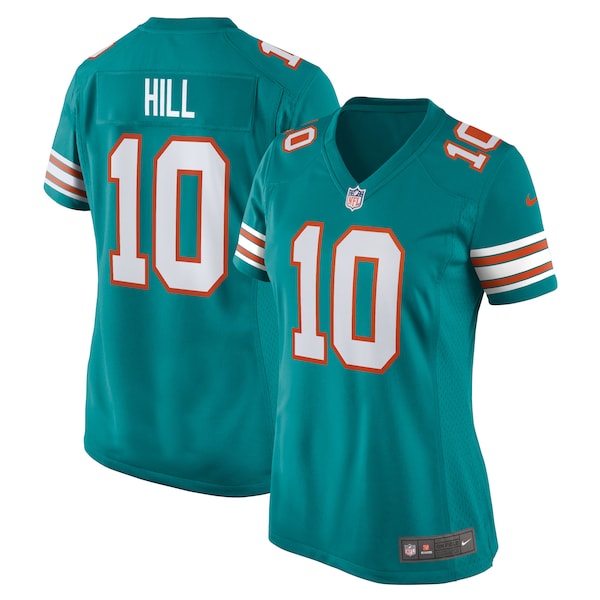 Tyreek Hill Miami Dolphins Nike Women's Alternate Game Jersey - Aqua/White