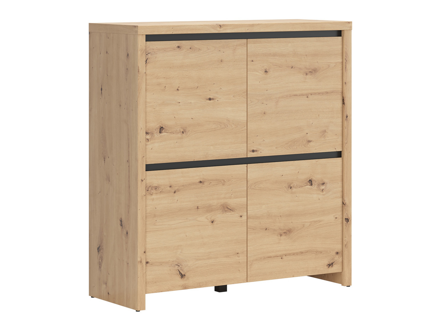 Szafka Larios 105 cm czterodrzwiowa dąb artisan