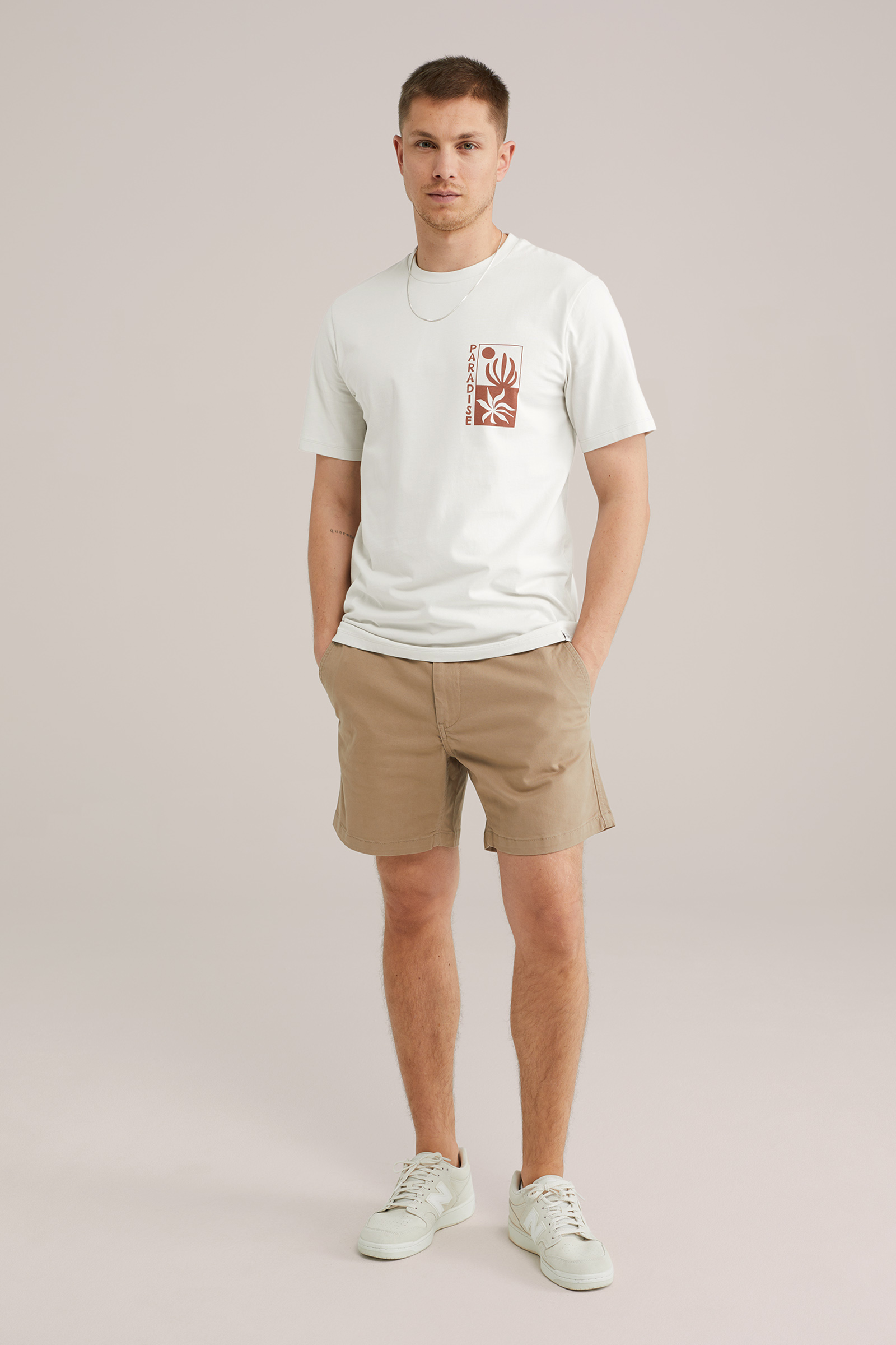 Heren Regular T-shirt met print