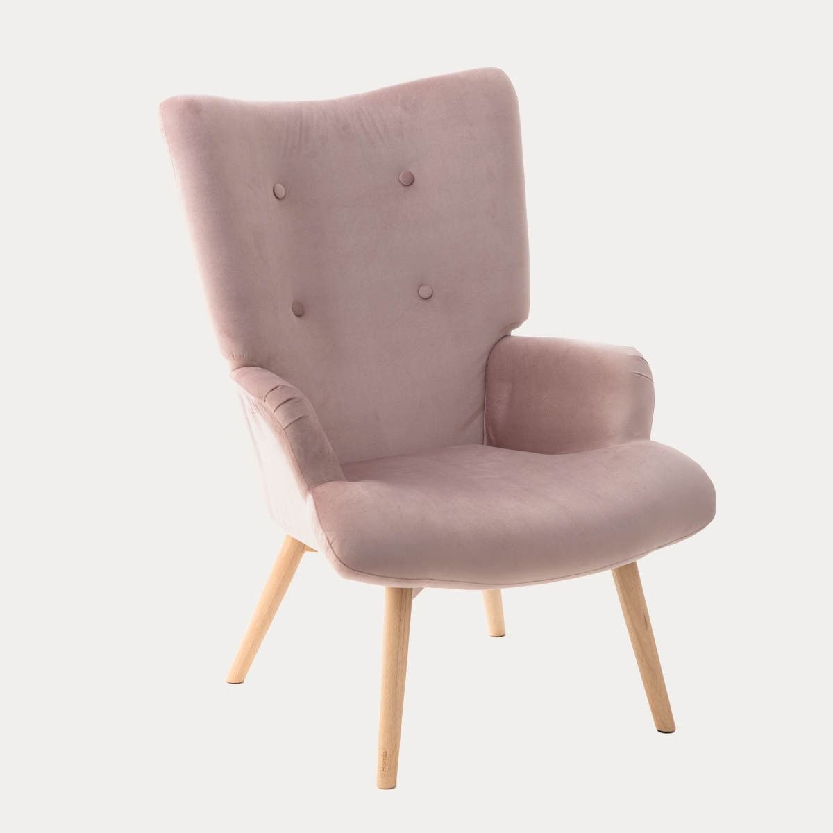 Fotel MOSS różowy 70x55x95 cm