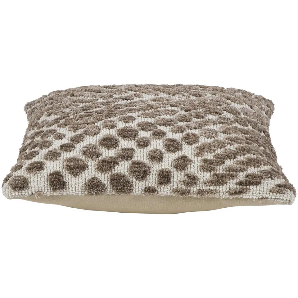 Sierkussen Damian - taupe - 45x45 cm