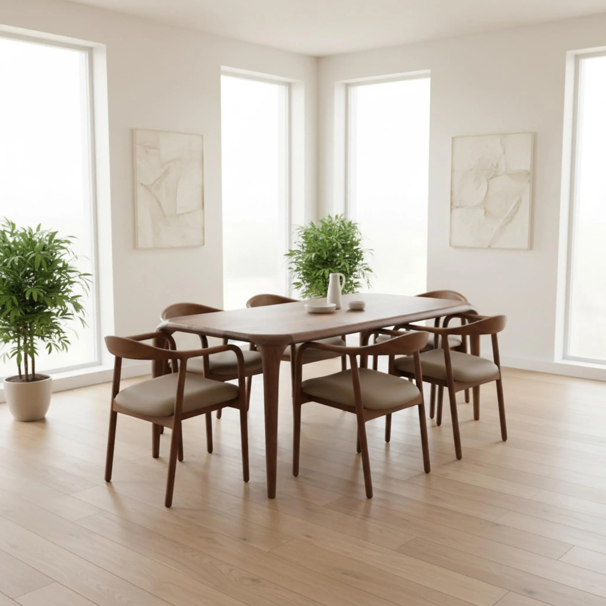 Walnut Table, Living Room Tables, Modern Dining Table, Wooden Kitchen Furniture