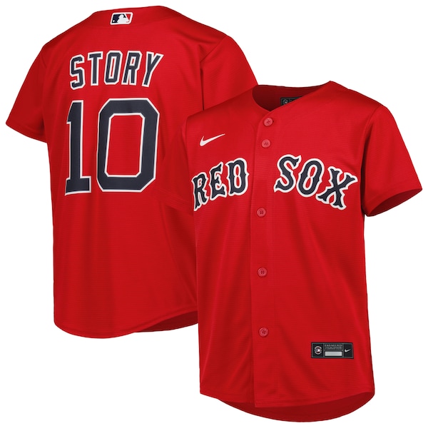Trevor Story Boston Red Sox Nike Youth Alternate Replica Player Jersey - Red/White