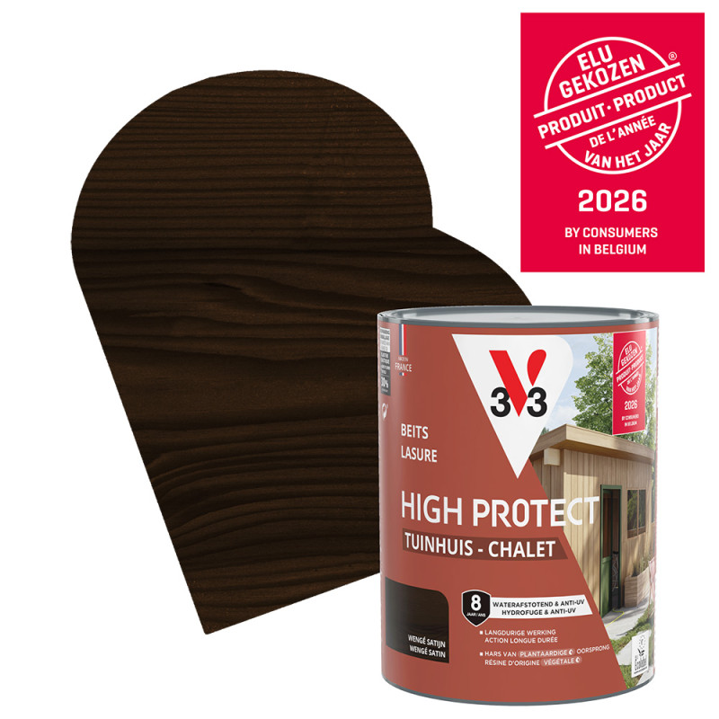 Lasure pour chalet High Protect wengé 0,75 L V33