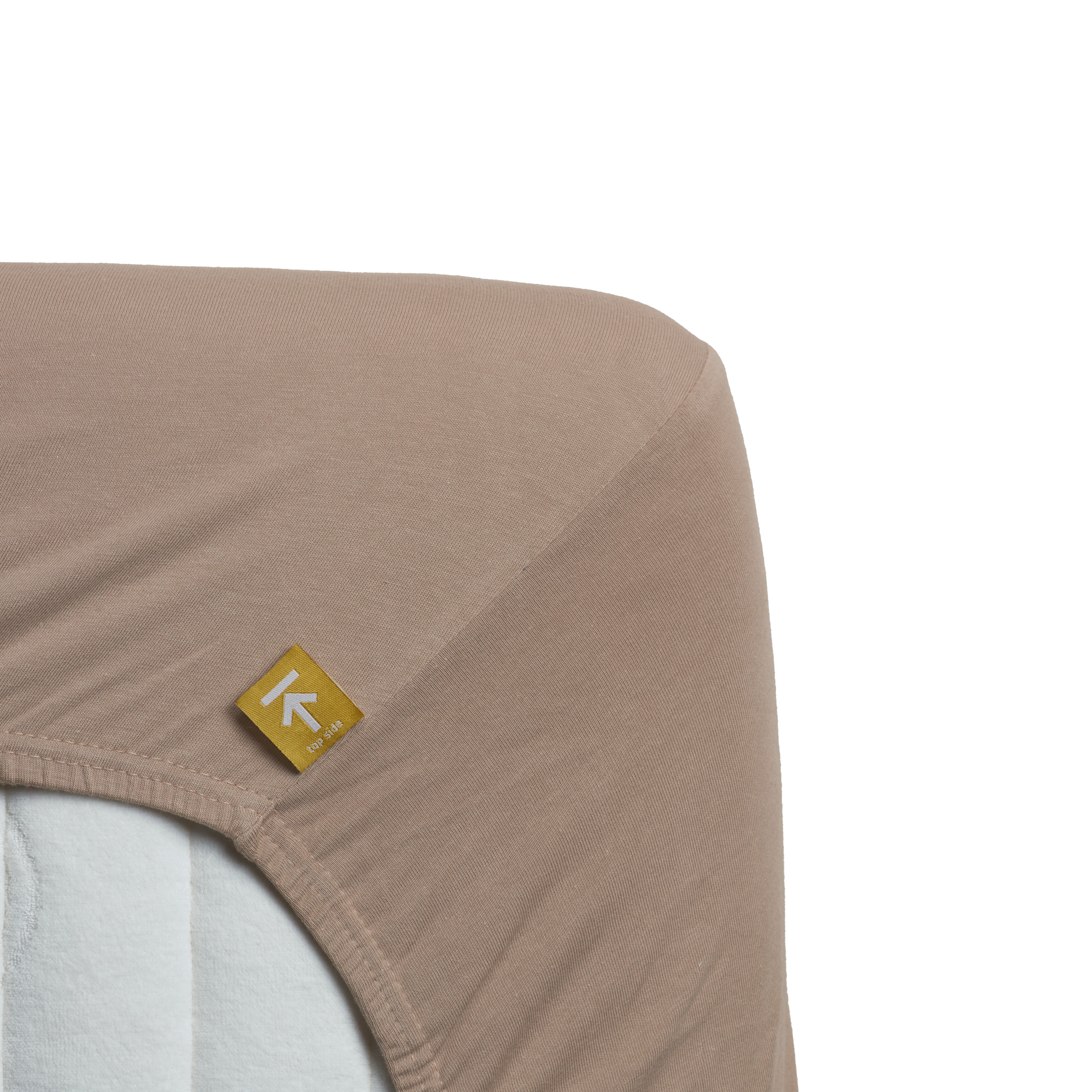 Beddinghouse hoeslaken BH Jersey Stretch HL - 90x200/220 cm - taupe