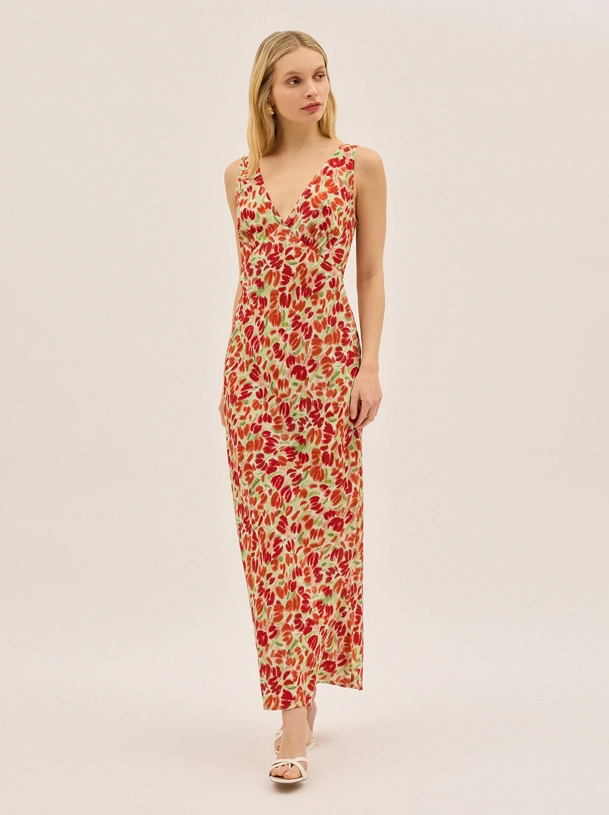 Danna Tulip Print Dress