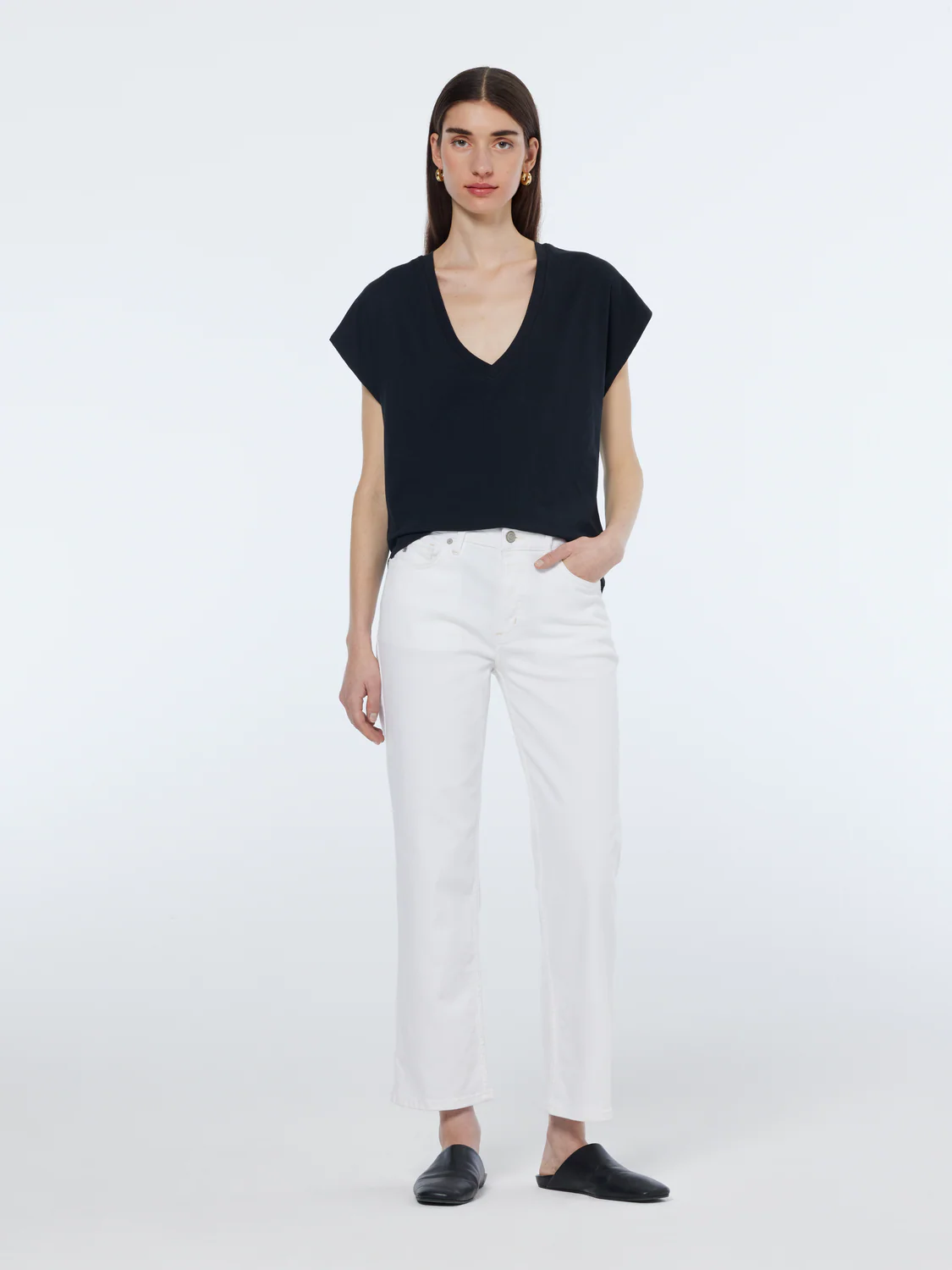 Essentials — Slub V-Neck T-Shirt