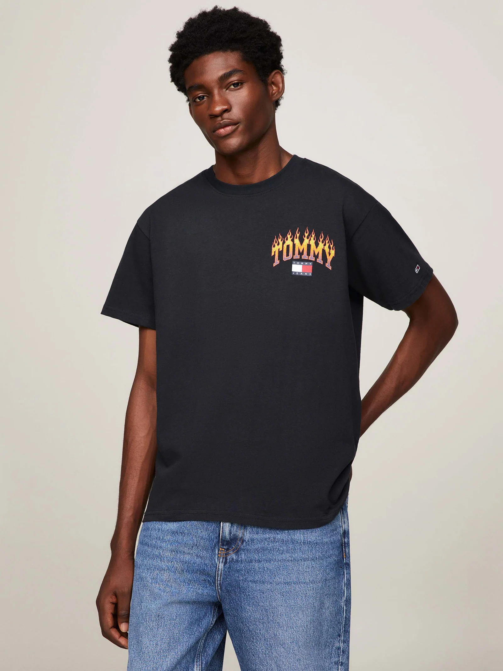 Relaxed Vintage Flame T-Shirt
