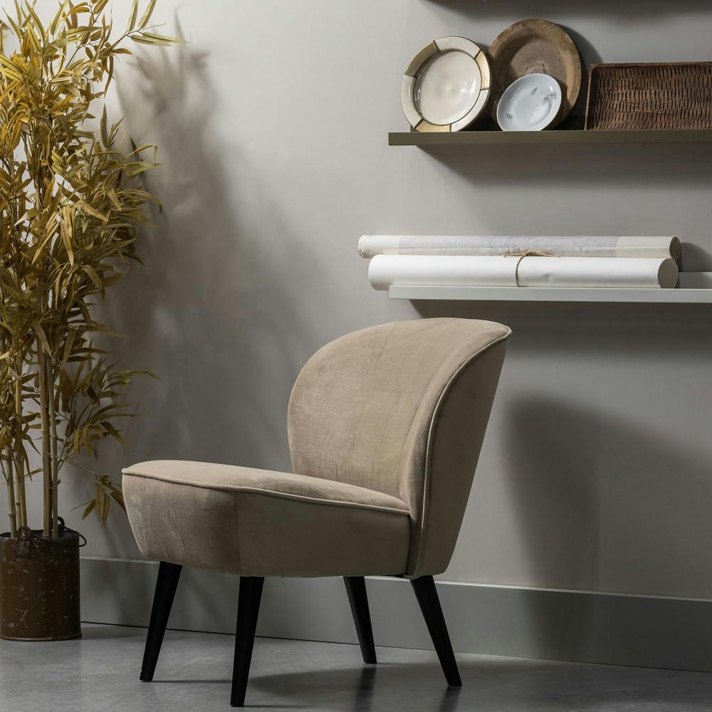 SARA - Fauteuil cocktail beige
