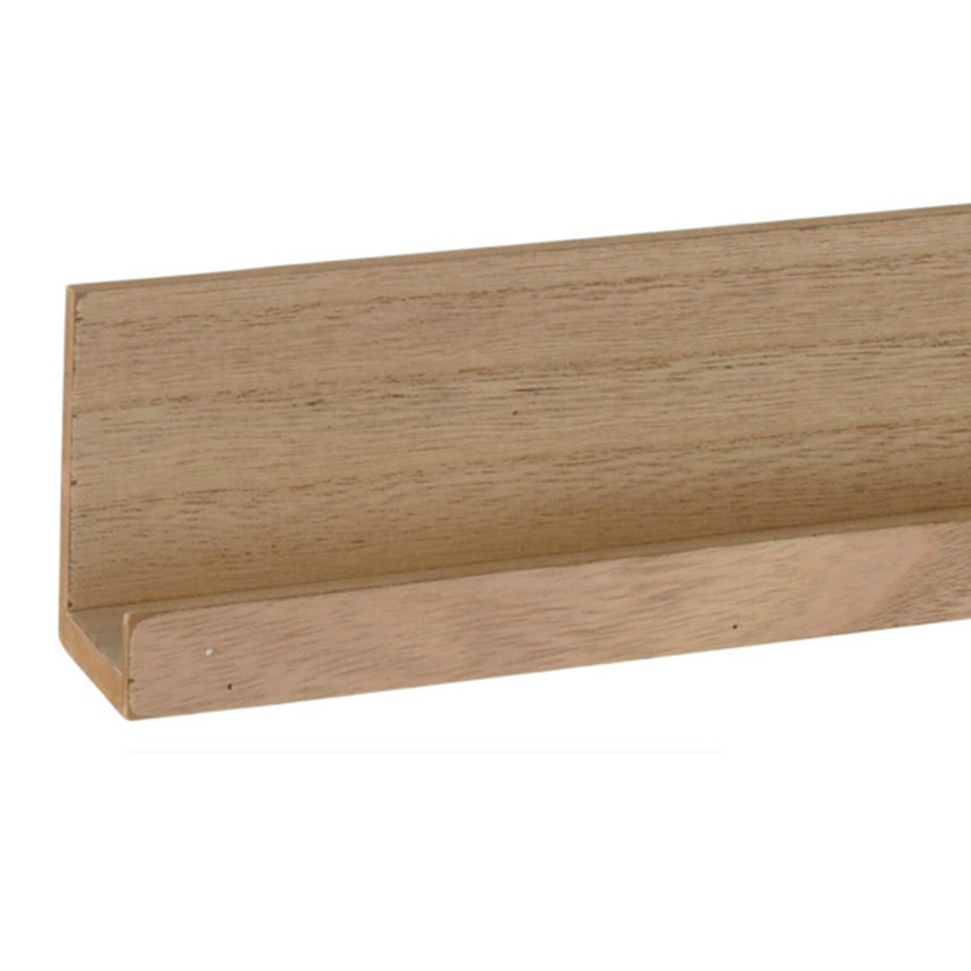 - Étagère murale étroite minimaliste bois 58x6x6.8cm