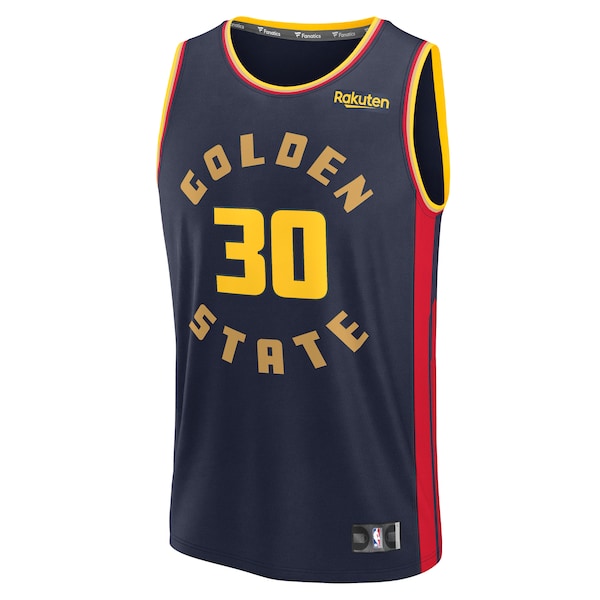 Stephen Curry Golden State Warriors  2024/25 Fast Break Player Jersey - City Edition - Navy