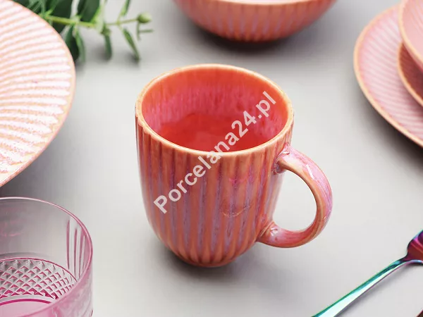 Serwis obiadowo - herbaciany na 6 osób (26 el.) Lubiana - Stoneware Blush