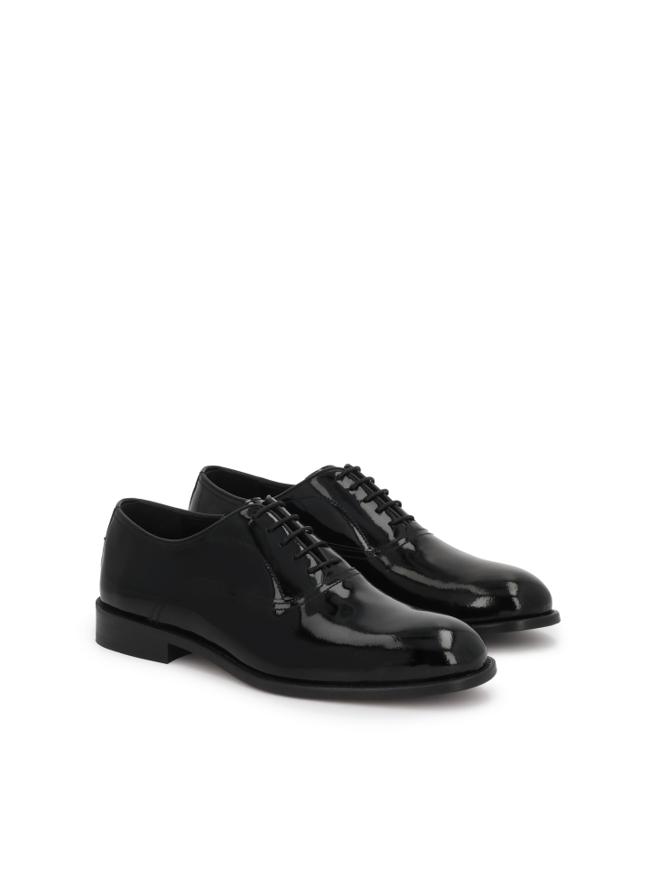 Men's patent leather shoes
