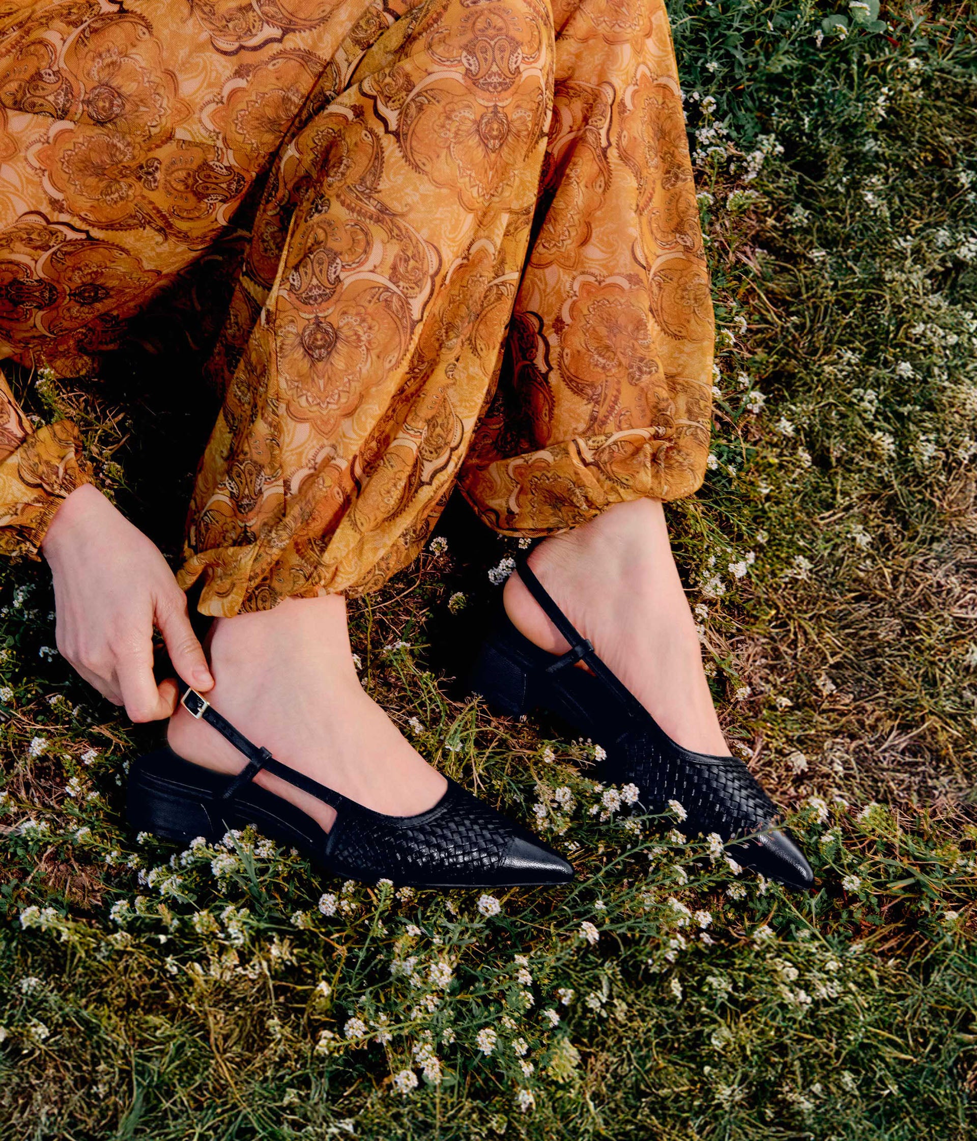 Ballerine Slingback Sonnie noir