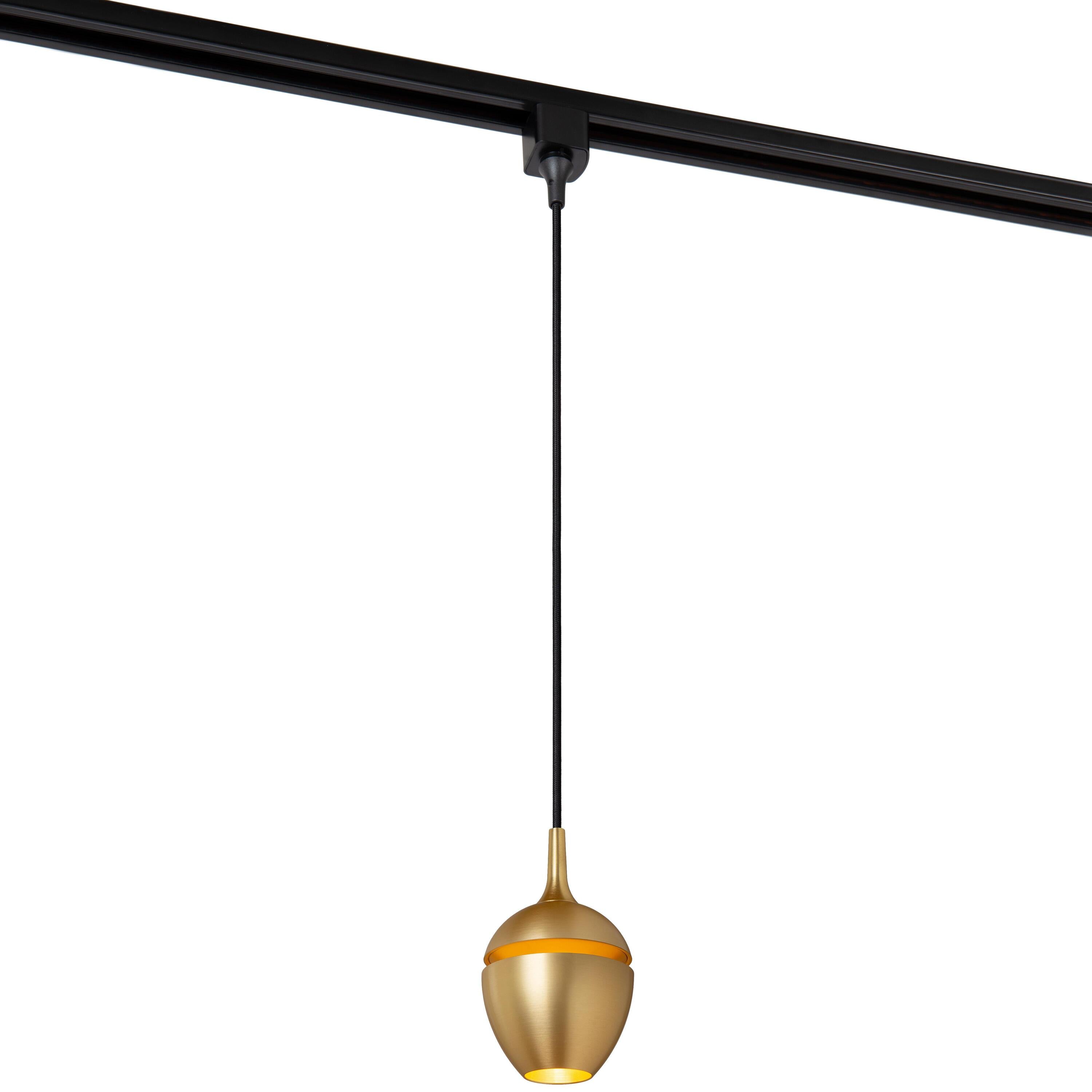 Track Preston 1-fase rail hanglamp mat goud