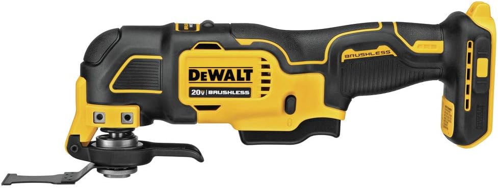 DEWALT atomic 20V MAX* Oscillating Tool, Cordless, Oscillating, Tool only (DCS354B), 1 item package quantity, Color Multi