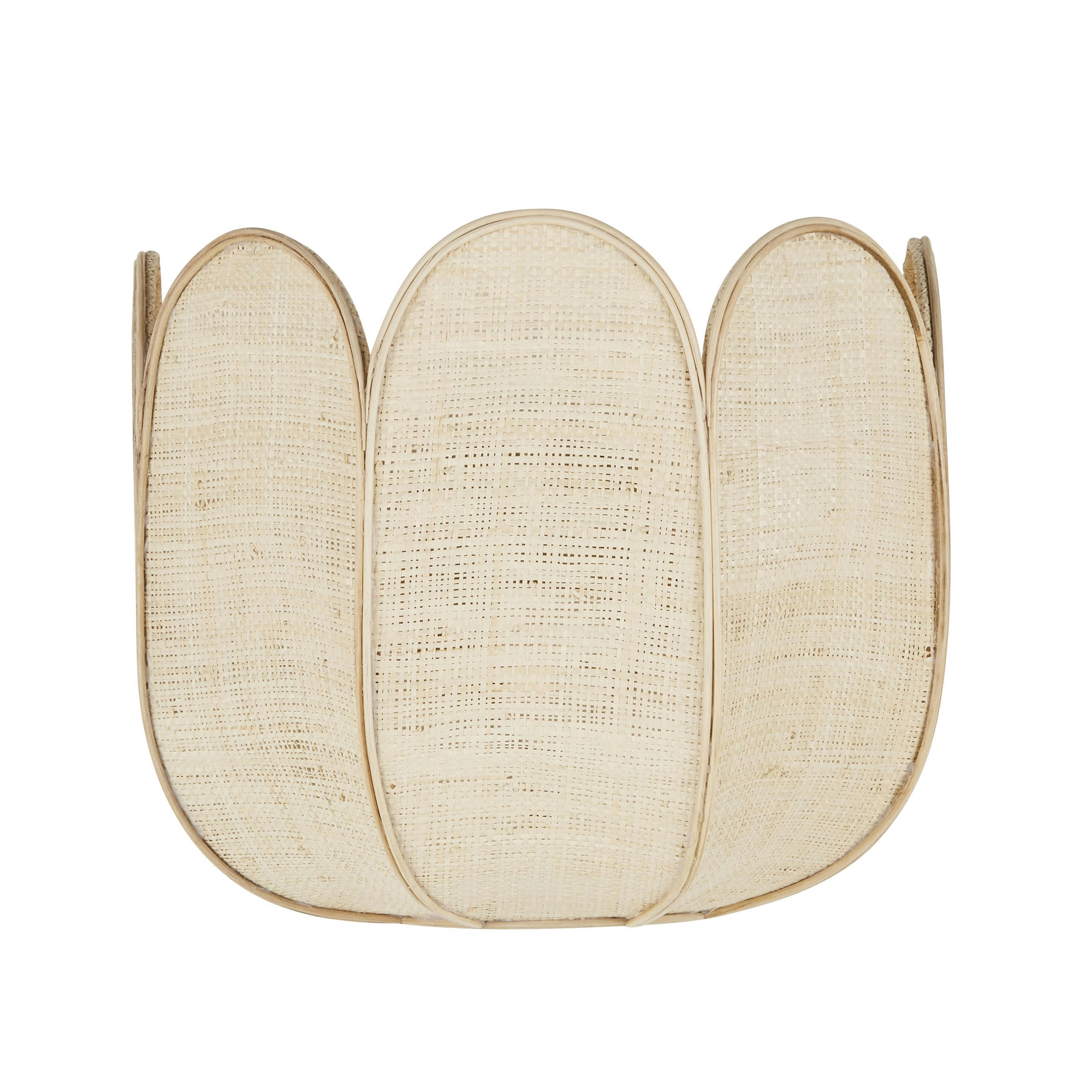 IRIS - Applique murale en raphia beige