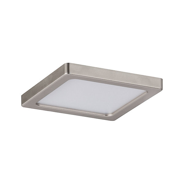 Panneau encastré LED Areocarré 80x80mm5W 390lm 3000K Nickel mat