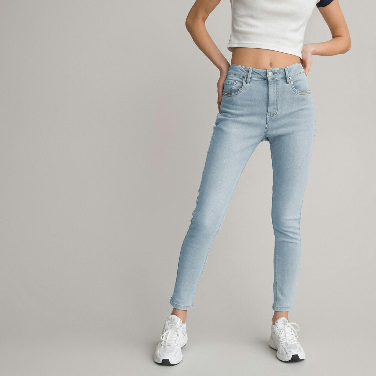 Jean skinny taille haute
