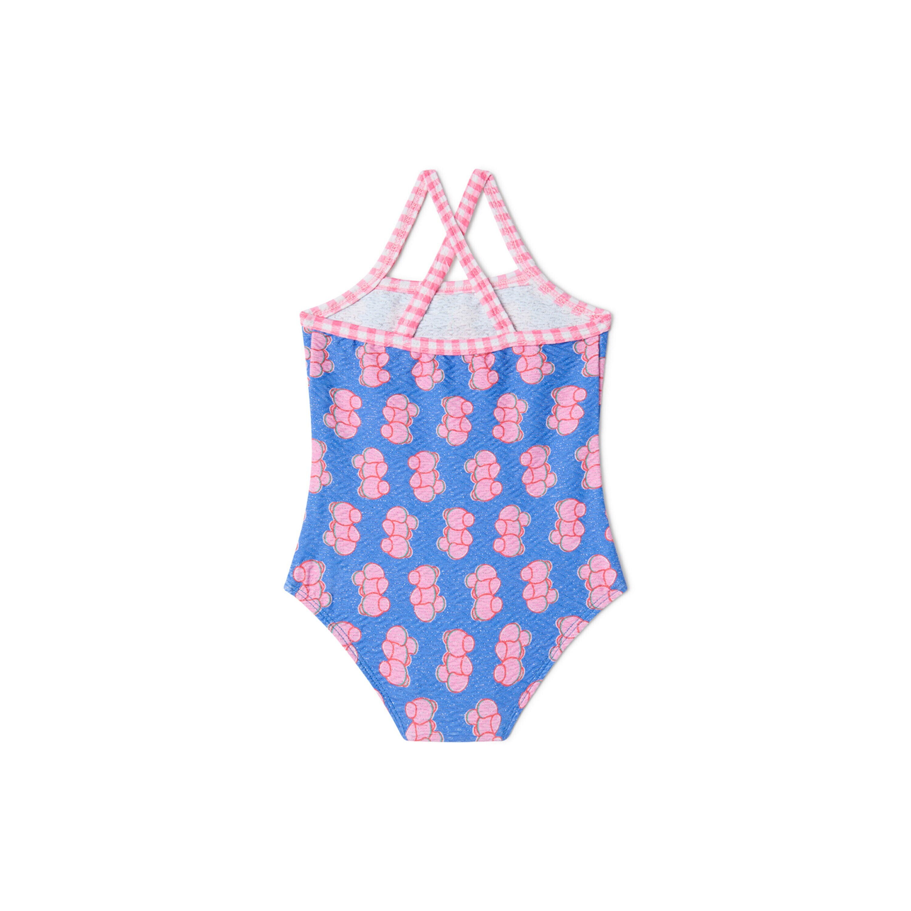 Bañador integral de niña Chic azul