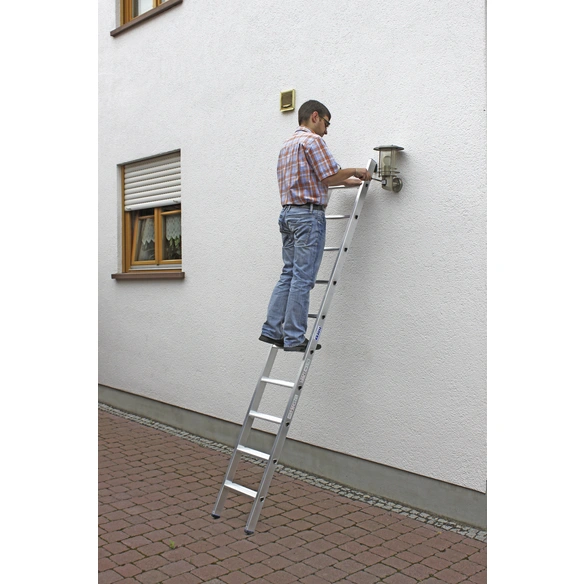 Anlegeleiter »STABILO«, Anzahl Stufen: 10, aus Aluminium