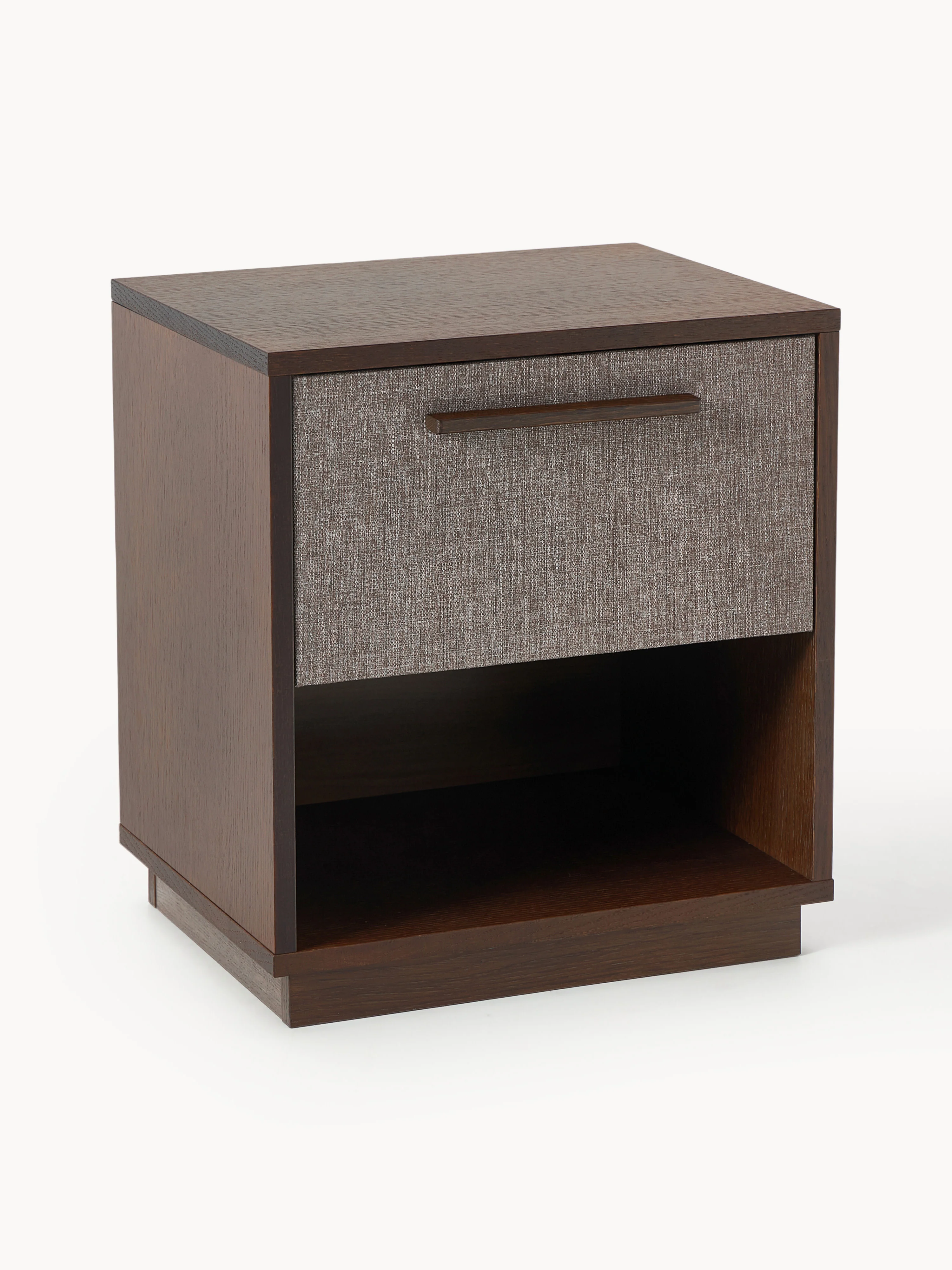 Holz-Nachttisch Wisp mit gepolsterter Front