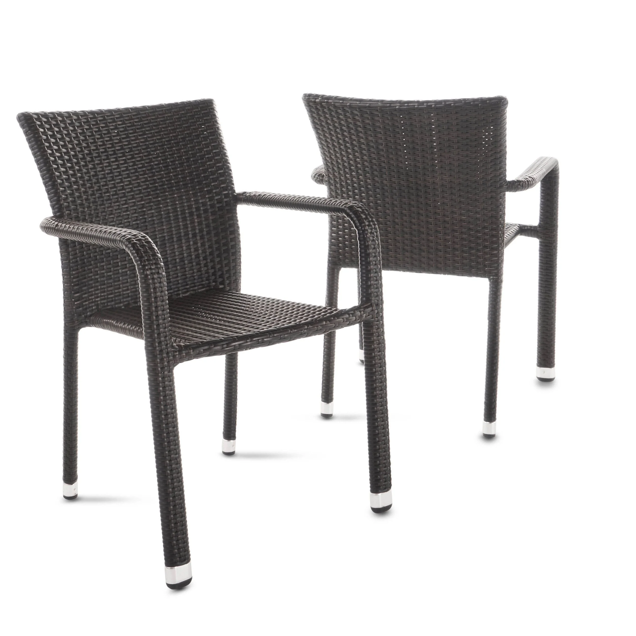 Christopher Knight Home Joyce Outdoor Wicker Dining Chairs (Set of 2)