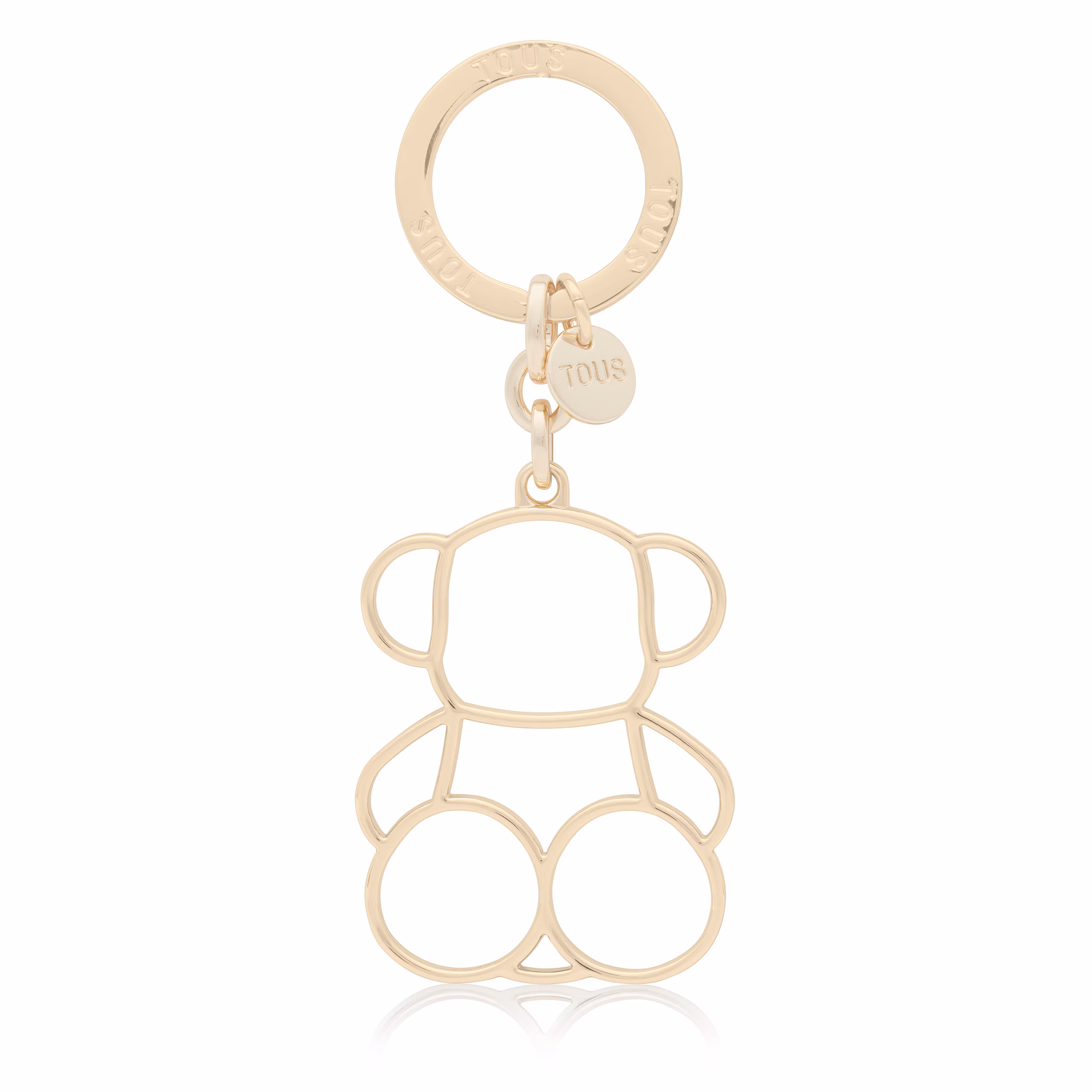 Llavero Silhouette dorado Bold Bear