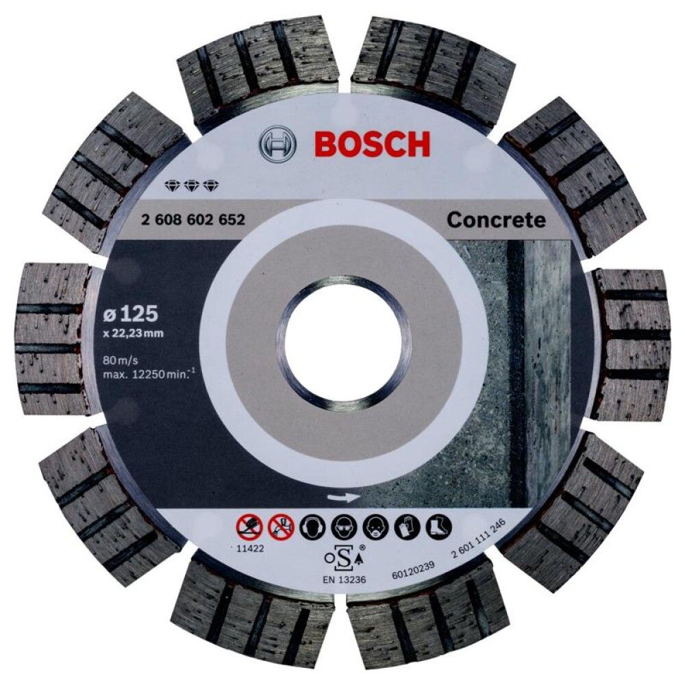 DIAMANTSKIVE BOSCH BEST CONCRETE 125 MM
