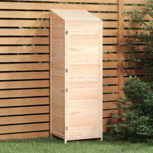 NNEVL Garden Shed 55x52x174.5 cm Solid Wood Fir