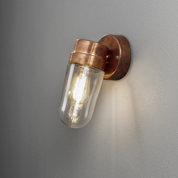 Wandleuchte »Vega«, BxL: 24,5 x 11,5 cm, Kupfer