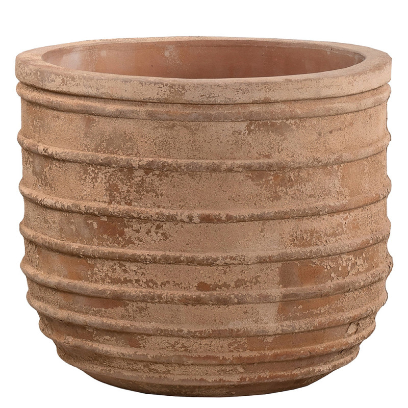 Pot en terre cuite Anterra côtelé Ø 45 x 39 cm
