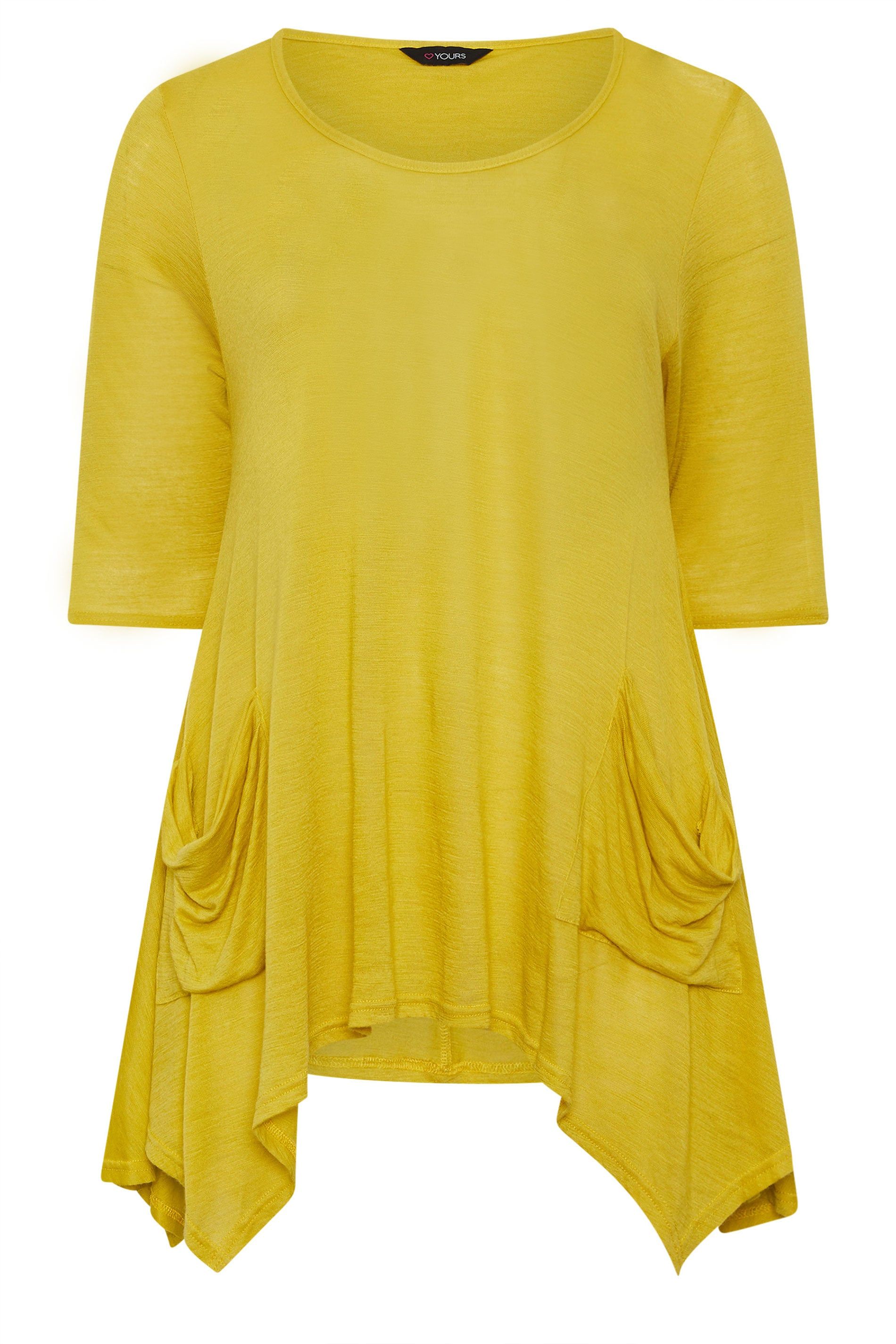 Yours Hanky Hem Pocket Front Top
