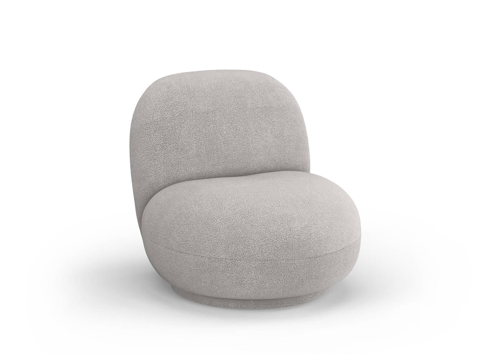 Draaibare fauteuil Chuck bouclé