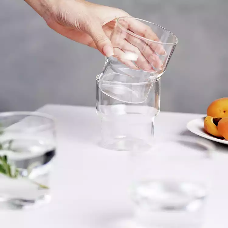 Designed by Sebastian Conran Set of 4 Tumbler Glasses