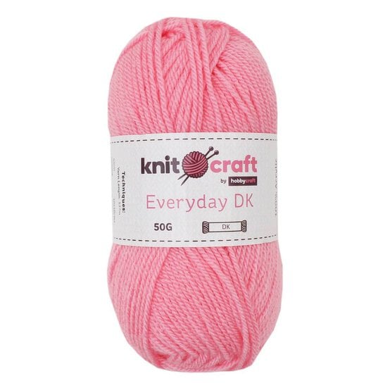 Knitcraft Barbie Pink Everyday DK Yarn 50g