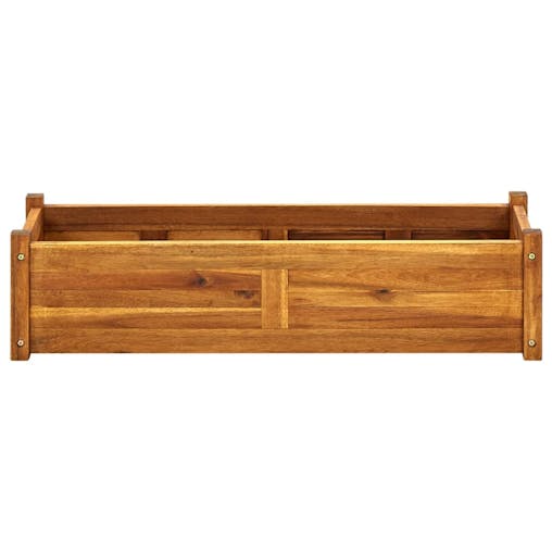 NNEVL Garden Raised BedAcacia Wood 100x30x25 cm
