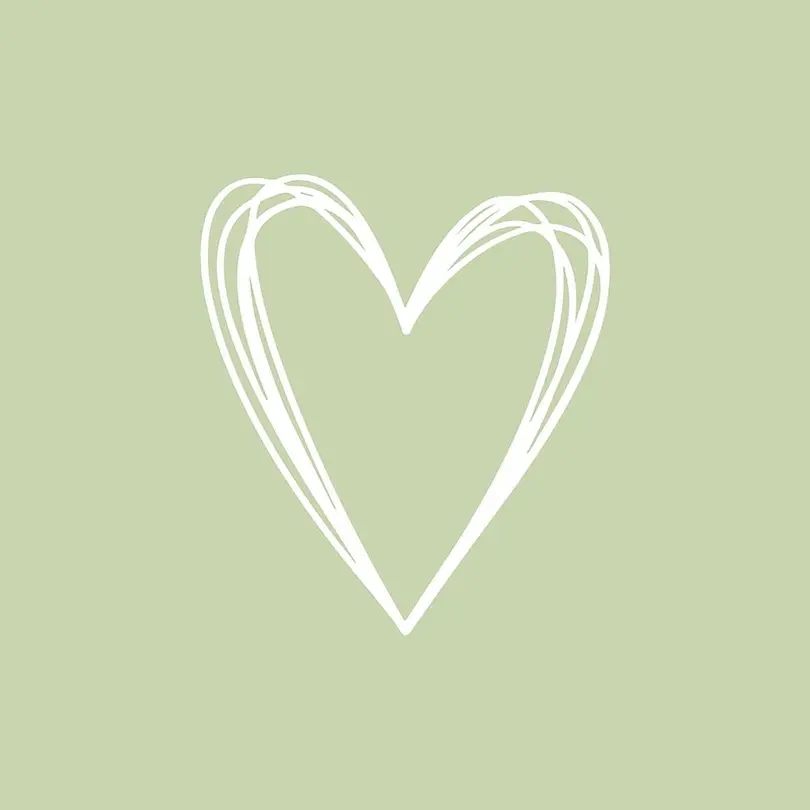 Serviette 20er-Set Pure Heart green