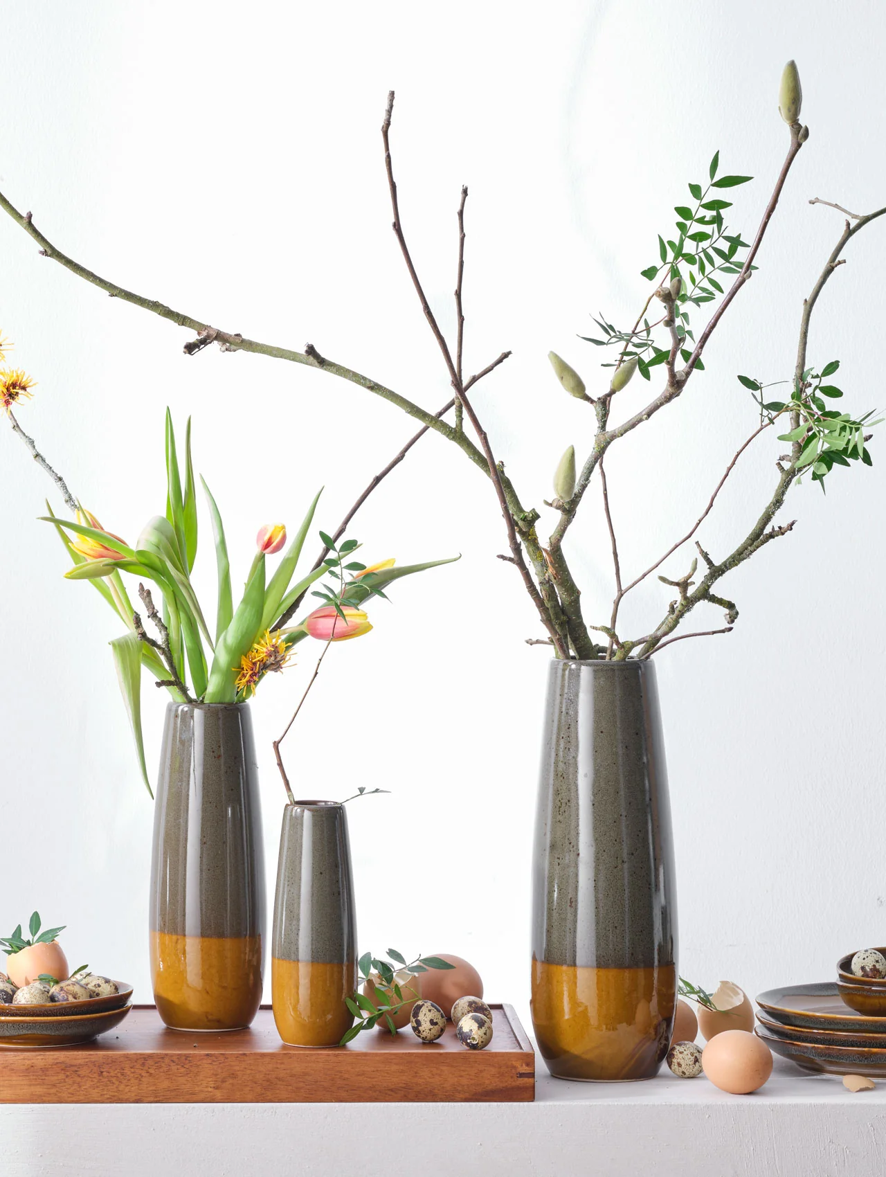 vase, platino